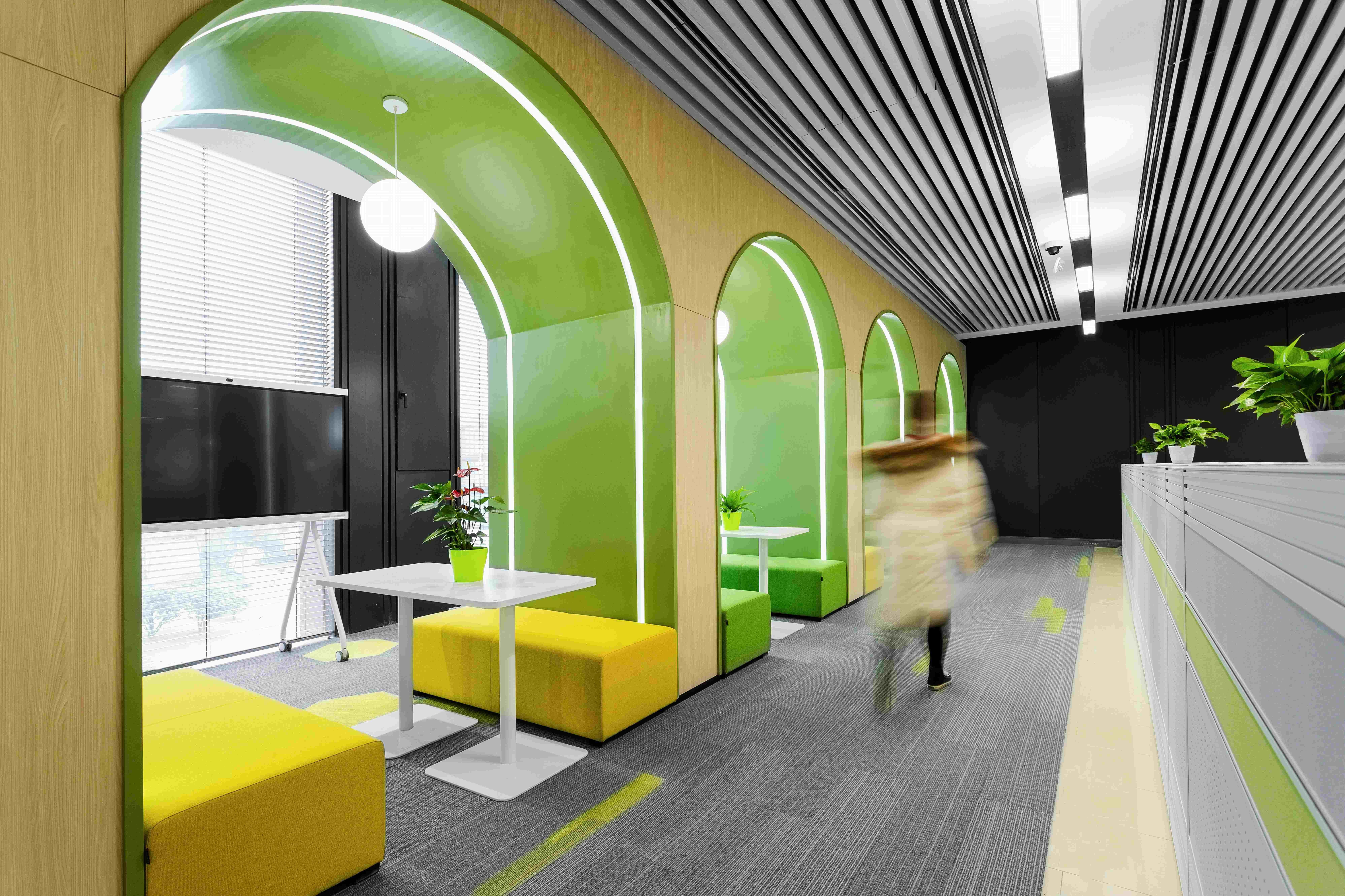 Colorful Office Spaces: Colors Empower People