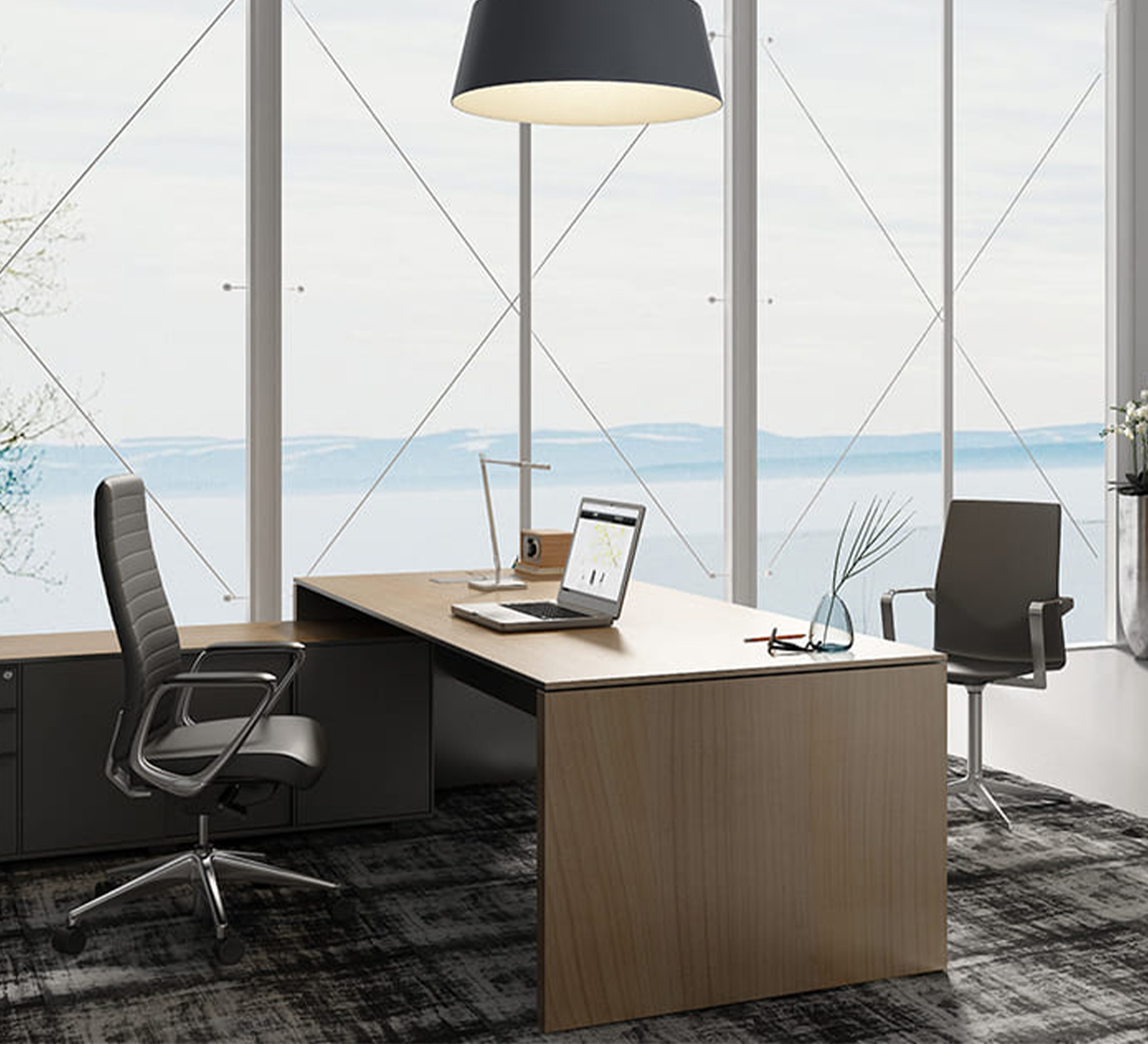 Merging Steel and Wood for Textured Elegance
